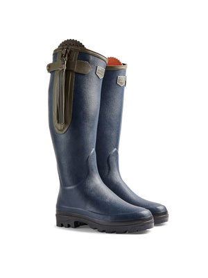 L&#039;Alliance Neoprene Lined Wellington Boot (Regular Fit) - Navy