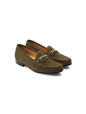 The Apsley - Olive Suede