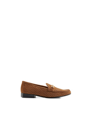 The Quilted Apsley - Tan Suede