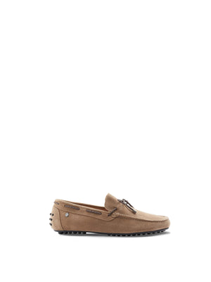 The Aston Driving Shoe - Taupe