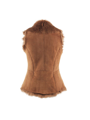 The Elizabeth Gilet - Tan
