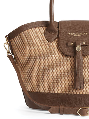 The Windsor Basket Bag - Tan