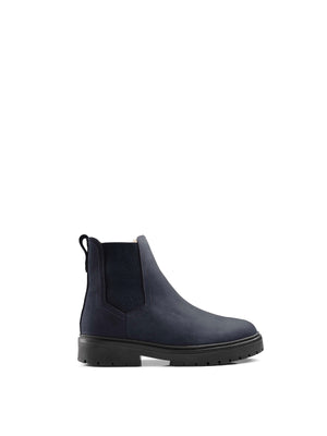 The Sheepskin Boudica - Navy Nubuck