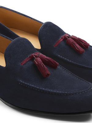 The Bedingfeld - Navy/ Burgundy
