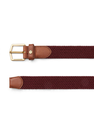 The Narford Belt Burgundy