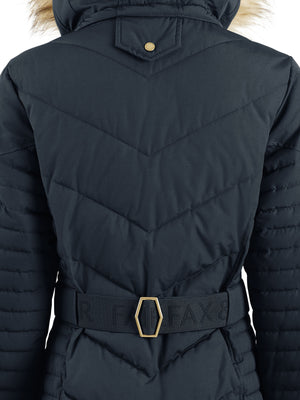 The Charlotte Longline Coat - Navy