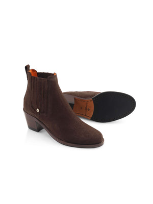 The Rockingham Ankle Boot - Chocolate