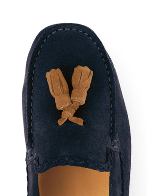 The Holt Driver - Navy & Tan