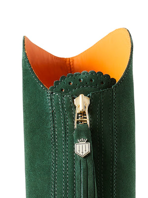 The Heeled Amira - Limited Edition Emerald Green