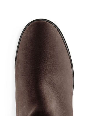 The Shearling Lined Regina (Chocolate) Narrow Fit - Nubuck Boot