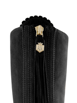The Soho (Black) - Suede Boot