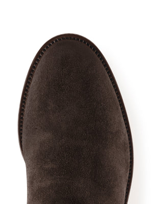 The Regina (Chocolate) Narrow Fit - Suede Boot