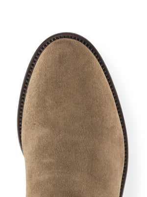 The Heeled Regina (Taupe) Regular Fit - Suede Boot
