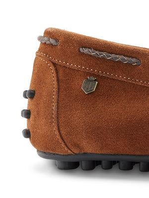 The Aston Driving Shoe - Cognac