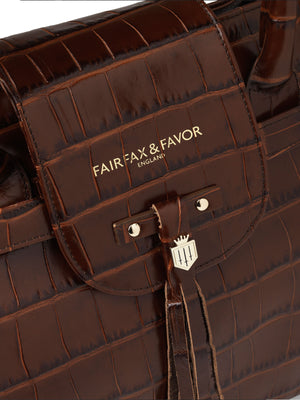 The Windsor Handbag - Conker Leather