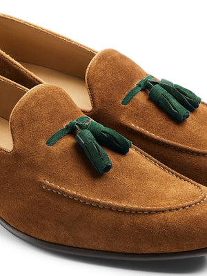 The Bedingfeld - Cognac/ Emerald Green