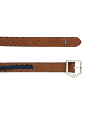 The Hampton Belt - Tan & Navy