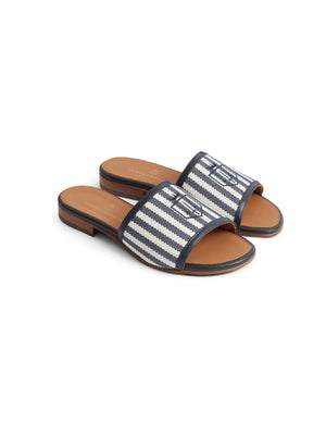 The Heacham - Navy Stripe