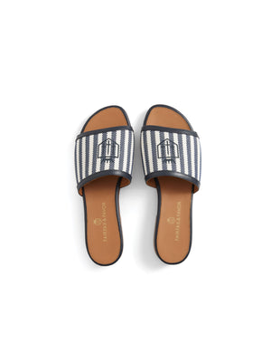 The Heacham - Navy Stripe