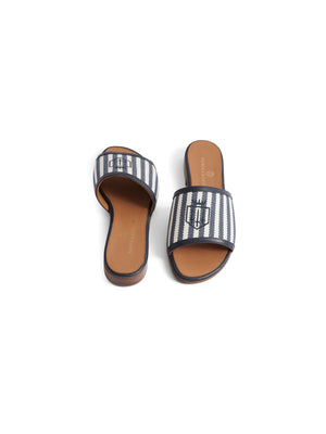 The Heacham - Navy Stripe