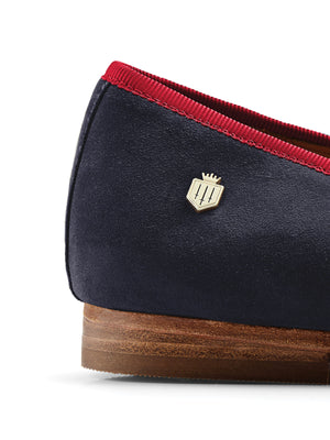 The Marylebone - Navy & Red