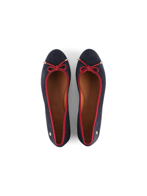 The Marylebone - Navy & Red
