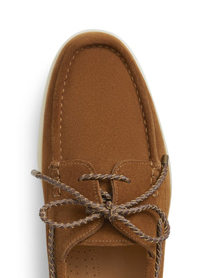 The Wells - Cognac Suede