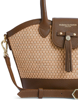 The Mini Windsor Basket Bag - Tan