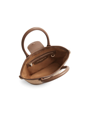 The Mini Windsor Basket Bag - Tan