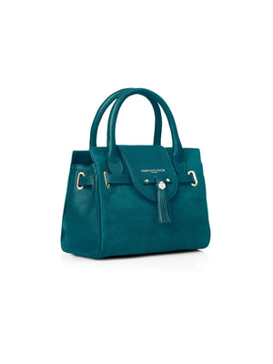 The Mini Windsor Handbag - Ocean Suede (Stockist Exclusive)