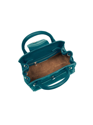 The Mini Windsor Handbag - Ocean Suede (Stockist Exclusive)