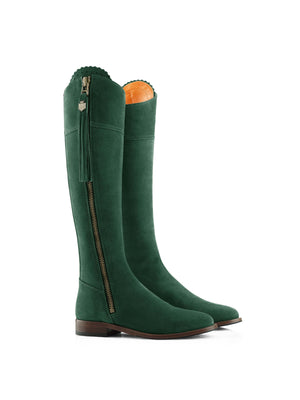 The Regina (Emerald Green) Narrow Fit - Suede Boot