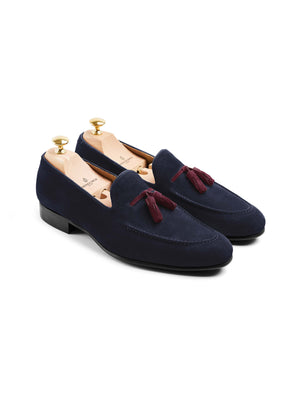 The Bedingfeld - Navy/ Burgundy