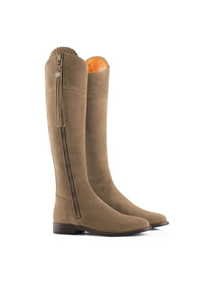 The Regina (Taupe) Narrow Fit - Suede Boot