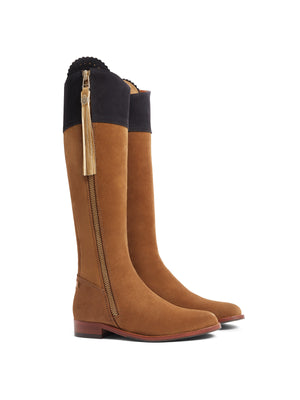 The Regina (Narrow Fit) - Tan &amp; Navy (10 Year Anniversary)