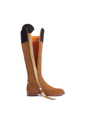 The Regina (Narrow Fit) - Tan &amp; Navy (10 Year Anniversary)
