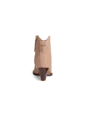 The Regina Ankle Boot - Blush