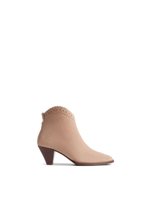 The Regina Ankle Boot - Blush