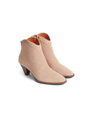 The Regina Ankle Boot - Blush