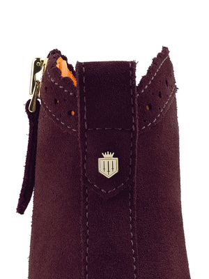 The Regina Ankle Boot - Plum