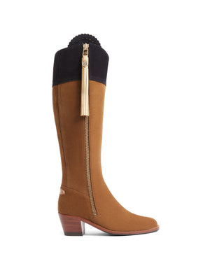 The Heeled Regina (Sporting Fit) - Tan & Navy (10 Year Anniversary)