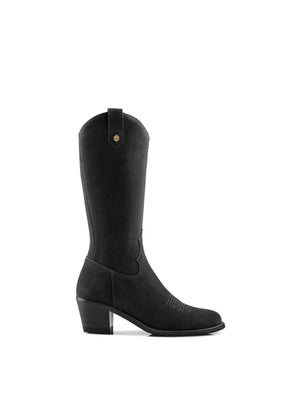 The Rockingham - Black Suede