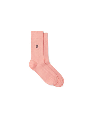 The Signature Men's Sock - Salmon Pink