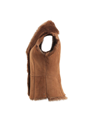 The Elizabeth Gilet - Tan