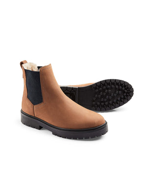 The Sheepskin Boudica - Cognac Nubuck