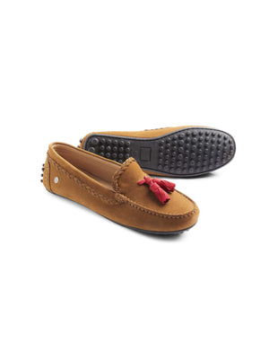 The Holt Driver - Tan & Raspberry