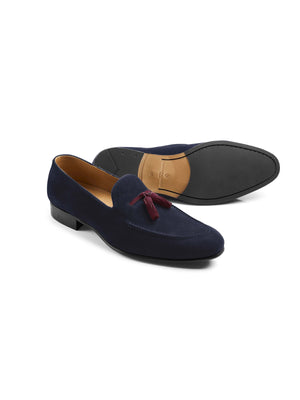 The Bedingfeld - Navy/ Burgundy