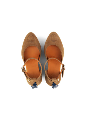 The Monaco Wedge - Tan