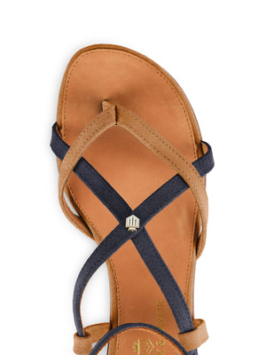 The Brancaster - Tan & Navy