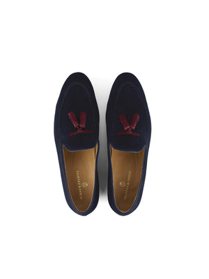 The Bedingfeld - Navy/ Burgundy